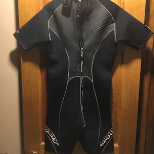 Women’s Slippery Black Wet Suit